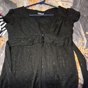 Guess Shimmering Black Blouse